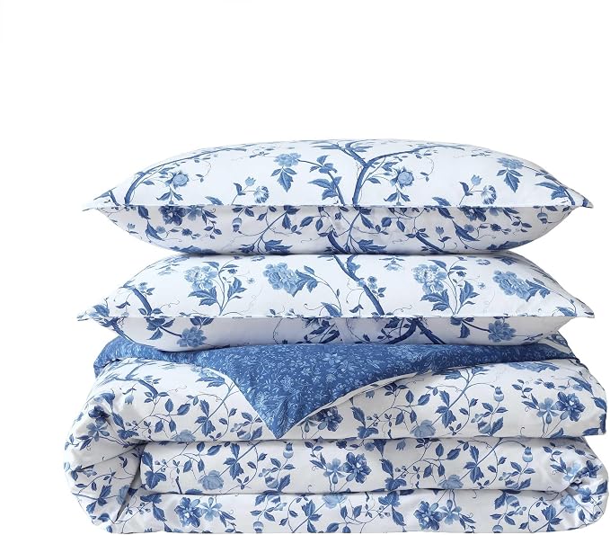 Laura Ashley – Queen Comforter Set, Reversible Floral Bedding - Image 2