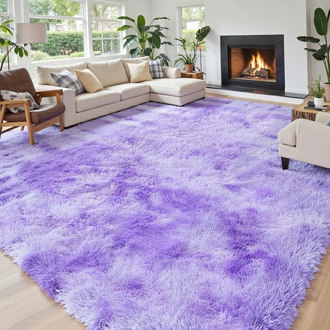 6x9 Shag Area Rug for Living Room, Upgrade Washable Shaggy Aesthetic Home Decor - Image 2