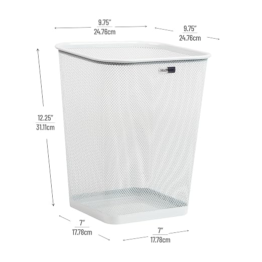 Mind Reader Mesh Trash Can, 5 Gallon - Image 3