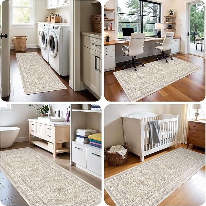 3x12 Washable Hallway Runner Rug - Image 8