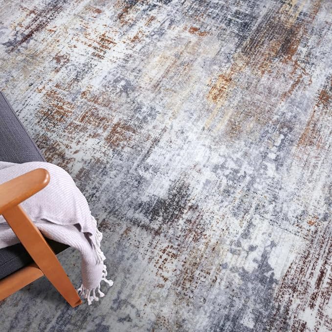 Abstract Runner Rug 2x4 Ft Entryway Rugs Washable Door Mat Indoor Entrance - Image 8