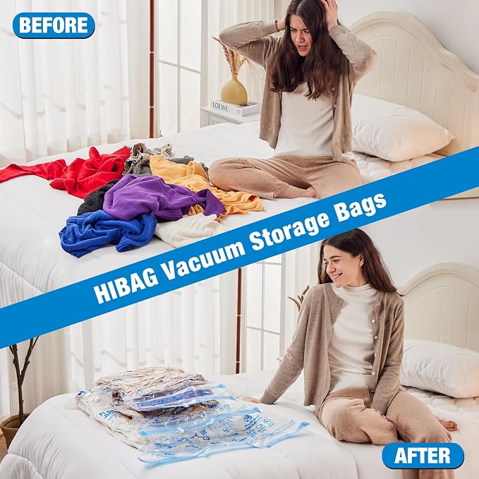 10 Jumbo Vacuum Storage Bags for Bedding, Vacuum Seal Bags for Clothing | Extra - Image 4