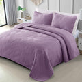 Exclusivo Mezcla California King Quilt Bedding Set, Dusty Lavender | by ExclusivoMezcla