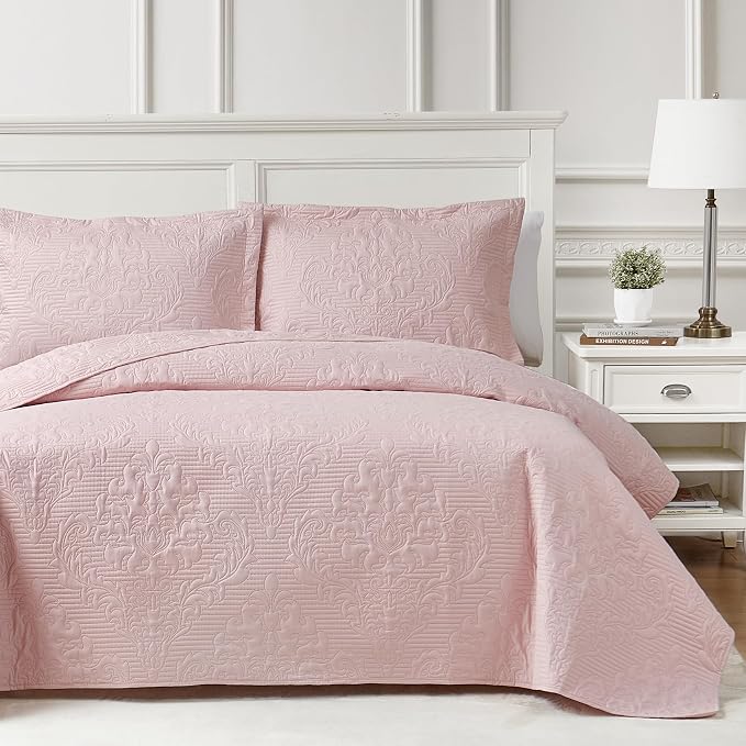 Hansleep Pink Quilt Queen Size by Hansleep