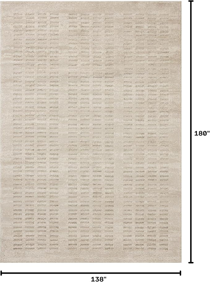 Loloi Amber Lewis Monty Ivory/Beige 11'-6" x 15' Area Rug | MOT-03 Approx. - Image 2