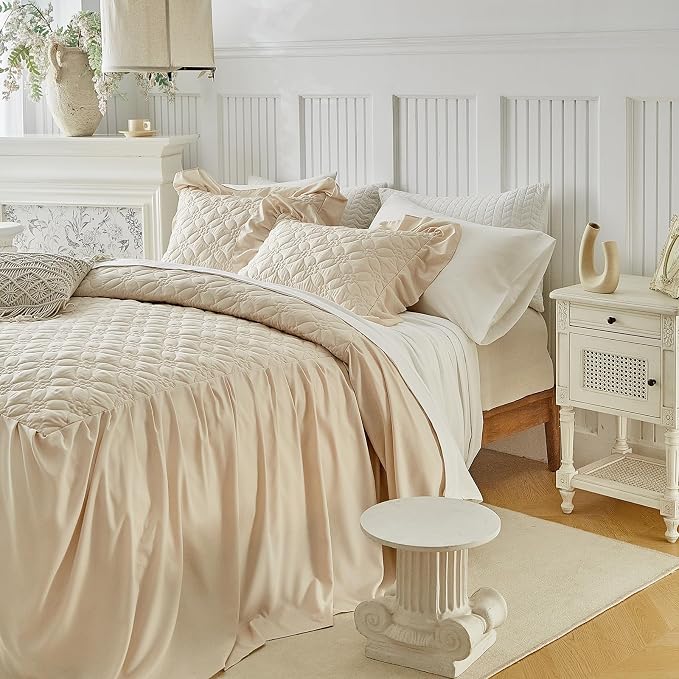 Ruffle Skirt Bedspread Set Flower Style - Image 5