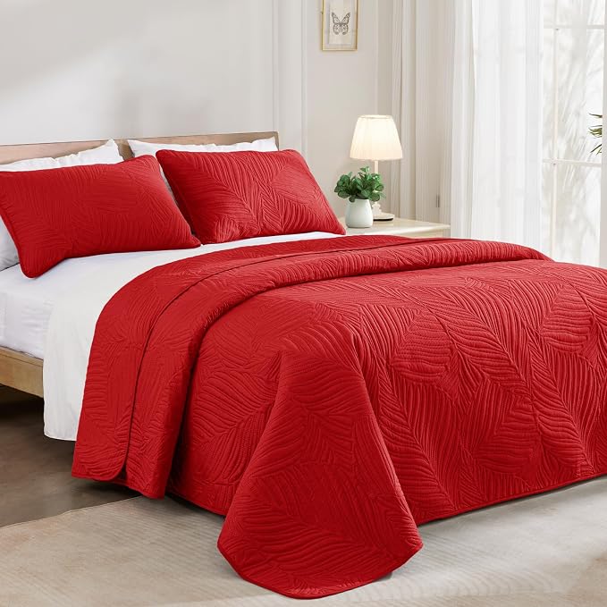 Exclusivo Mezcla California King Quilt Bedding Set, Microfiber Bedspreads | - Image 2