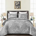 DJY Grey Quilt Set Queen Size by HOME