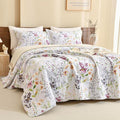 Lady Ann 100% Cotton Quilt Sets Queen, Vintage Coverlet Ultra Soft Bedspread Set by LadyAnn