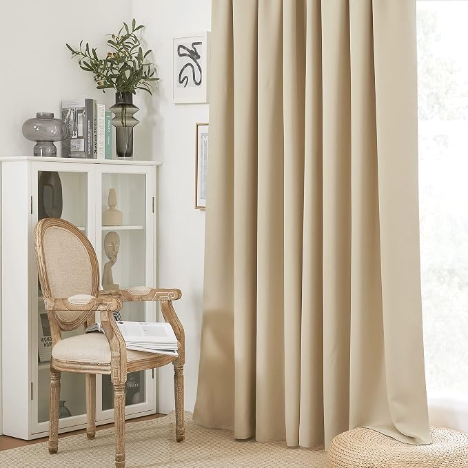RYB HOME Curtains for Bedroom Living Room Dining Room 102 inches Long | Privacy - Image 5