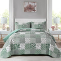 Mybedsoul Boho Quilts Queen Size, Patchwork Reversible Bedding Set, 3 Pieces by Mybedsoul