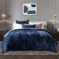 RECYCO Velvet Quilt Set, Oversized California King 118"x106", Ultra Soft by RECYCOHOMECOLLECTION