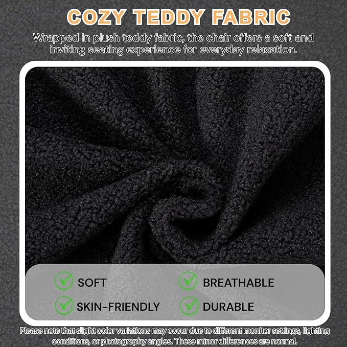 63.4" Cute Teddy Fabric Ribbed King Size End of Bed Bench. | Entryway Ottoman - Image 4