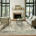 Soalmost 9x12 Area Rugs for Living Room Washable Rug Non-Slip Olive Beige | by Soalmost