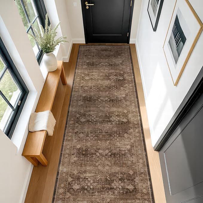 Boho Washable 2x8 Long Rugs for Hallway, Non Skid Front Door Runner Indoor - Image 6