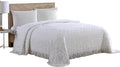 Beatrice Home Fashions Medallion Queen Cotton Chenille Bedspread, cozy plush by BeatriceHomeFashions