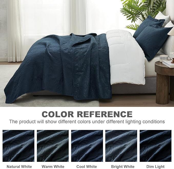 Hansleep Navy Quilt Twin Size - Image 6