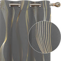 Deconovo Curtains for Living Room, Pattern Blackout Curtains 72 Inches Long | by Unknown
