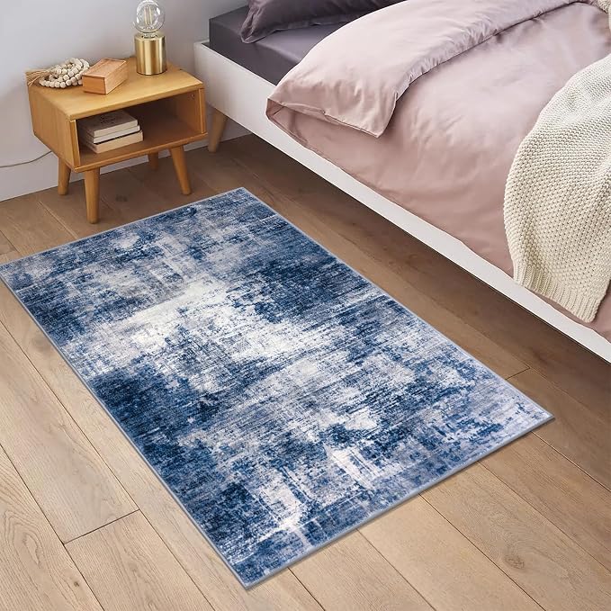 Small Abstract Area Rug 2x3 Ft Entryway Rugs Washable Door Mat Indoor Entrance - Image 3