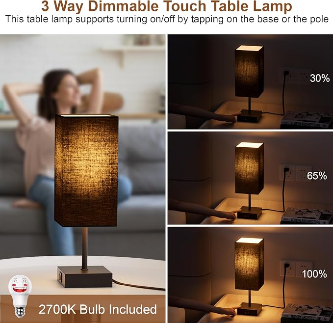 Bedside Table Lamp for Bedroom - Image 3