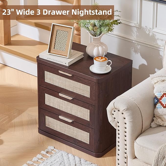 LEYAOYAO Rattan 23" Nightstands - Image 6