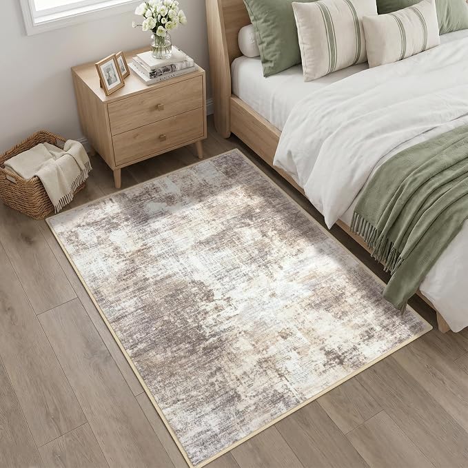 Abstract Area Rug 4x5 Ft Washable Rugs - Image 8