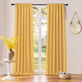 Extra Long 108 inch Length Blackout Curtains by DONREN