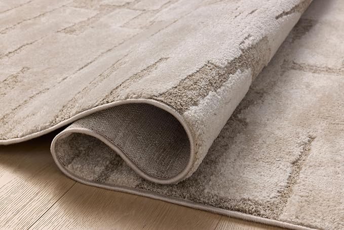 Loloi Amber Lewis Monty Collection MOT-04 Taupe/Beige 4'-0" x 6'-0", .50" Pile - Image 5