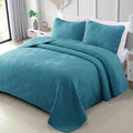 Exclusivo Mezcla California King Quilt Bedding Set, Teal | Lightweight by ExclusivoMezcla