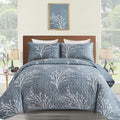 DJY Quilt Set King Size, Branch Floral Bedding Set by HOME