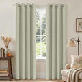 Joydeco Blackout Curtains 72 Inches Long 2 Panels Burg, Room Darkening Curtains by JOYDECO