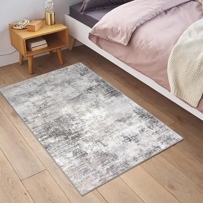 Small Abstract Area Rug 2x3 Ft Entryway Rugs Washable Door Mat Indoor Entrance - Image 3