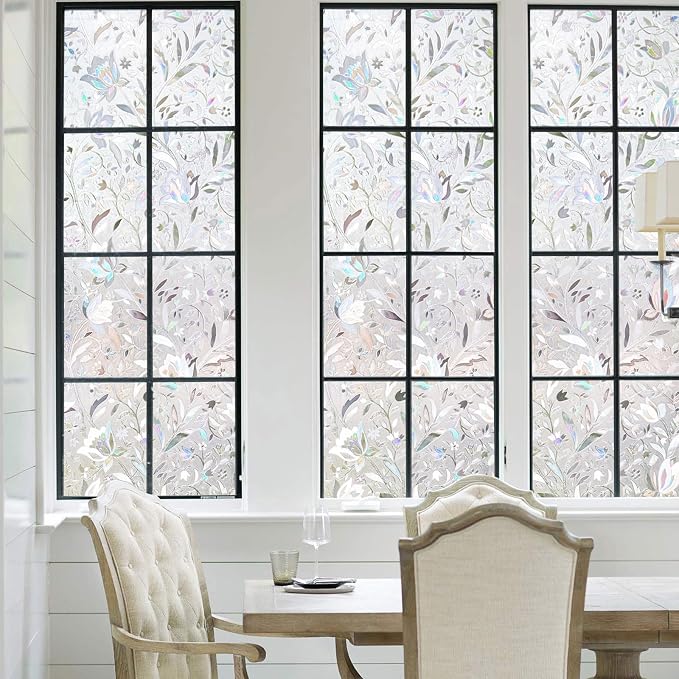 Kromapolis Privacy Window Film, Stained Glass Decorative, 35.4″ x 118.1″ | - Image 2