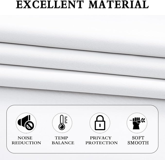 Light Filter Low Shading Effect Curtains Set - Image 3