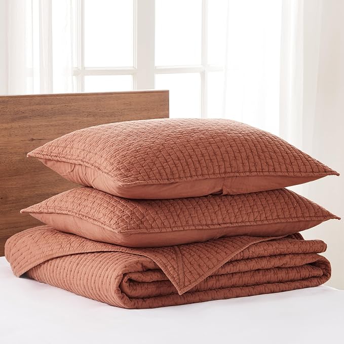 Levtex Home Cross Stitch Reversible King Bedspread Set - Image 3