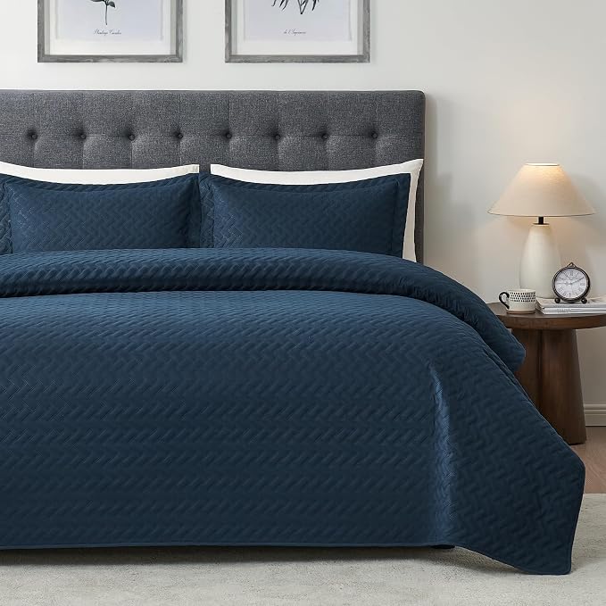 Hansleep Navy Quilt Queen Size by Hansleep