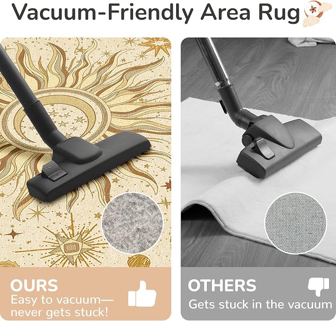 Vacuum-Friendly, 3x5 Washable Area Rug - Image 5