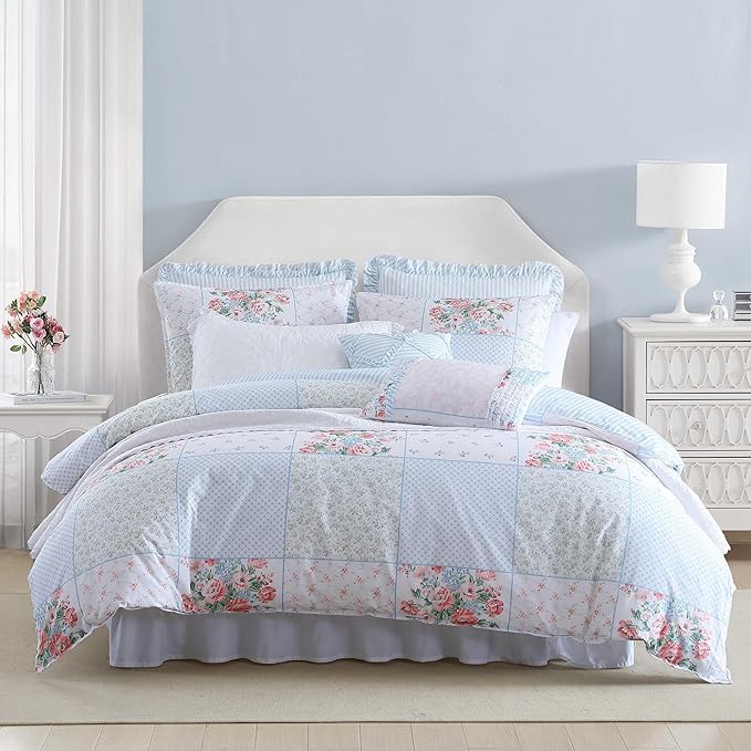 Laura Ashley – Twin Comforter Bonus Set, Soft Bedding by Unknown