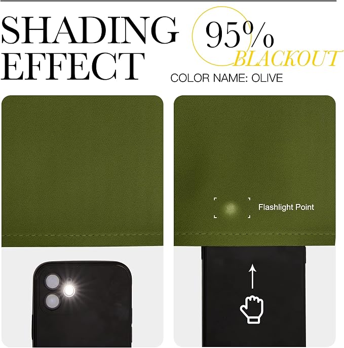 NICETOWN Bedroom Blackout Curtain Panels - Image 5