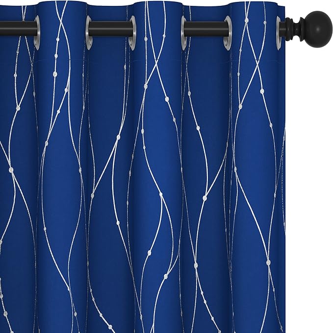 Deconovo Living Room Curtains 54 Inches Long, Thermal Insulated, Room Darkening by Unknown