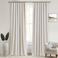 QJmydeco Complete Blackout Curtains 95 Inches Long, Custom Drapes by QJMYDECO