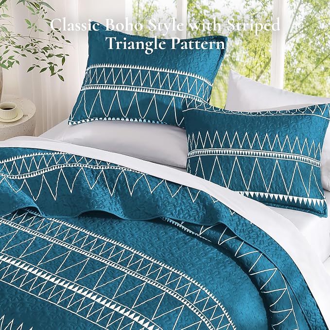 Teal Quilts Queen Size - Image 4