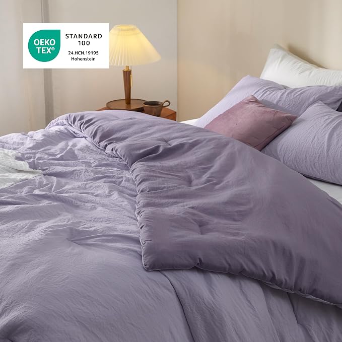 Bedsure Queen Comforter Set, 3 Pieces GentleSoft™ Bed Set, 1 Lightweight - Image 5