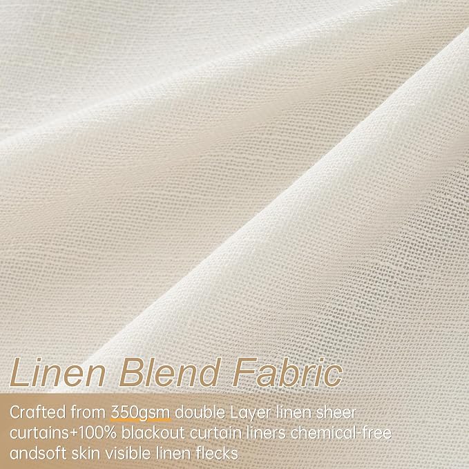 Topfinel 96 Inches Long Pinch Pleated 100% Blackout Curtains, Thermal Insulated - Image 2