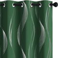 Deconovo Curtains for Living Room, Pattern Blackout Curtains 45 Inches Long | by Unknown