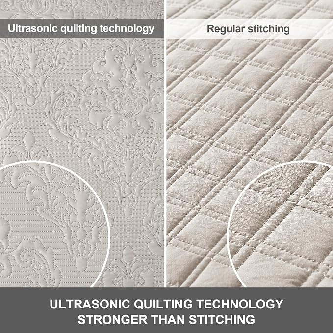 Hansleep Cream Quilt Queen Size - Image 4