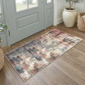 Abstract Runner Rug 2x4 Ft Entryway Rugs Washable Door Mat Indoor Entrance by iOhouze