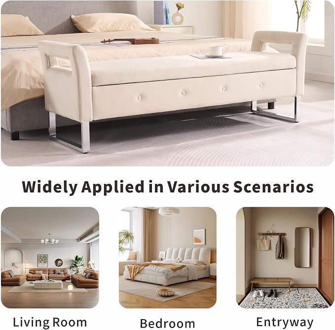 Chifee & Vingol Storage Bench - Image 7