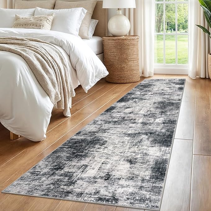 Abstract Runner Rug 2x8 Ft Washable Runners - Image 8