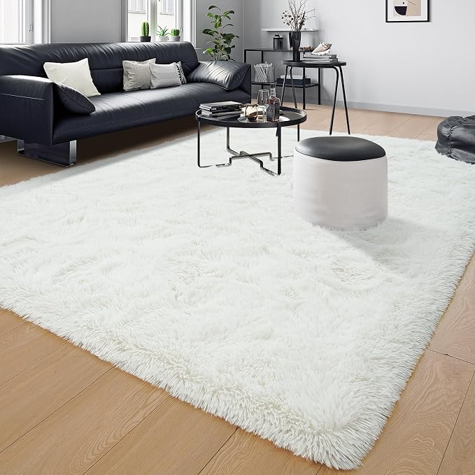 Super Soft Fluffy Rugs for Living Room, Area Rugs 8x10 for Bedroom, Modern - Image 8